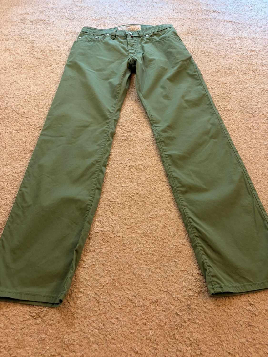 Pantalon Pierre Cardin Tailored Jeans Fit Vert - W28