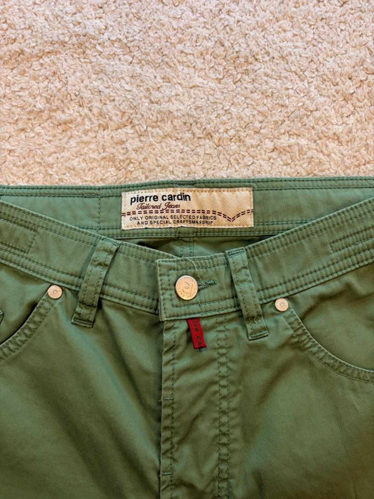 Pantalon Pierre Cardin Tailored Jeans Fit Vert - W28