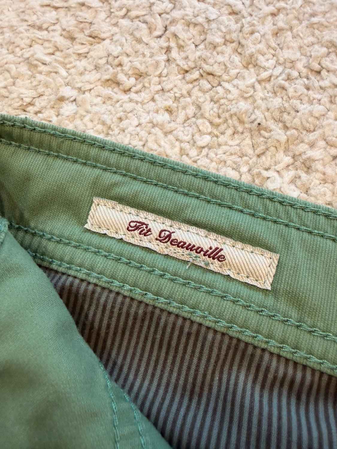 Pantalon Pierre Cardin Tailored Jeans Fit Vert - W28