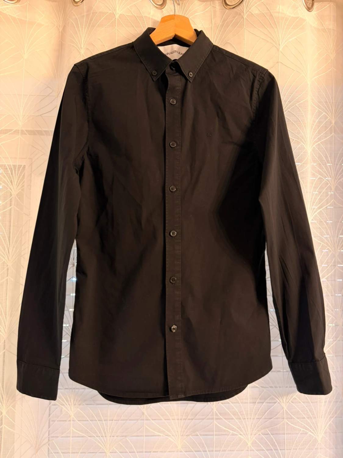 🖤 Chemise Calvin Klein Jeans Extra Slim Fit Noir - Coupe Ultime