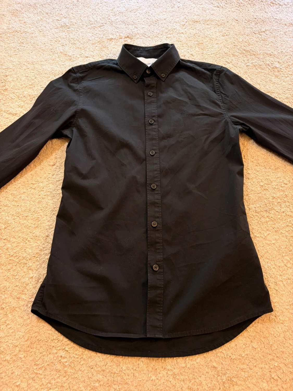 🖤 Chemise Calvin Klein Jeans Extra Slim Fit Noir - Coupe Ultime
