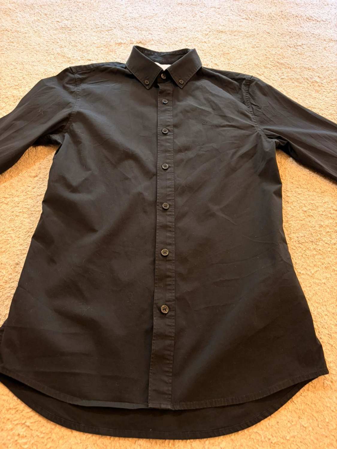 🖤 Chemise Calvin Klein Jeans Extra Slim Fit Noir - Coupe Ultime