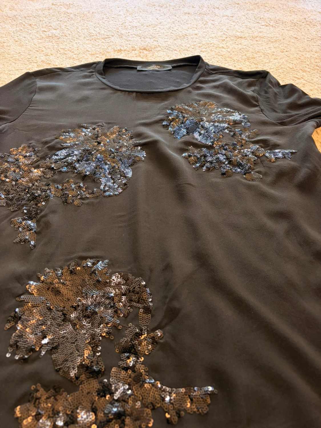 🌑👚 Blouse Weekend MaxMara Transparente Noir - Mystérieuse & Féminine
