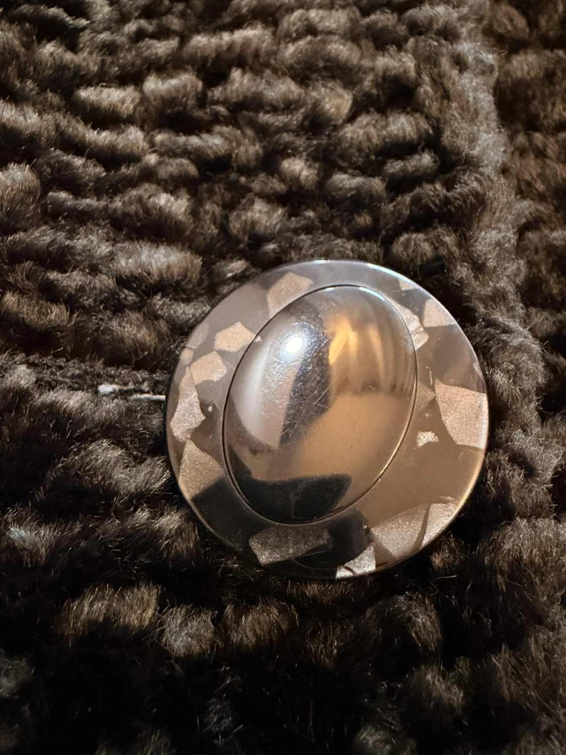 🐺🧥 Manteau Pierre Cardin "Wolves" Noir Fausse Fourrure - Audacieux & Chaud