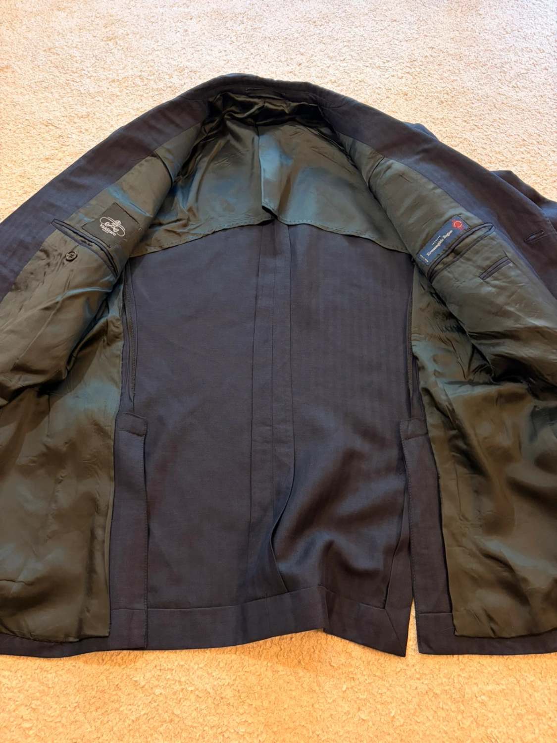 Blazer Ermenegildo Zegna Sartoria Marine - Haute Maîtrise Italienne
