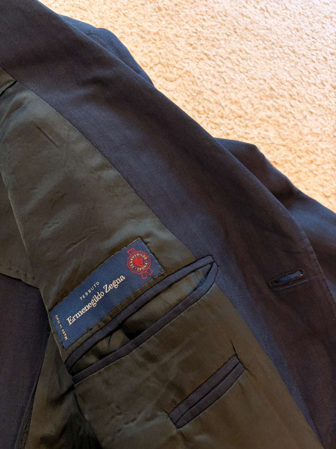 Blazer Ermenegildo Zegna Sartoria Marine - Haute Maîtrise Italienne