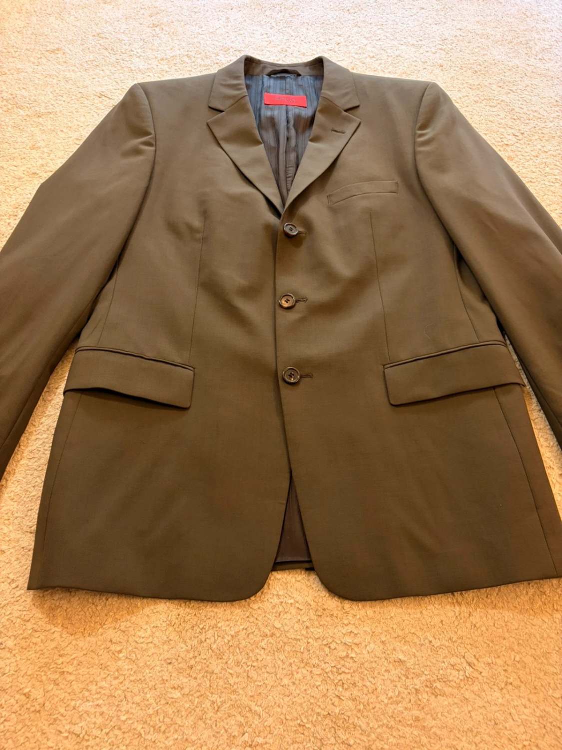 Blazer Hugo Boss Linea Rossa Kaki - Eccellenza della Sartoria