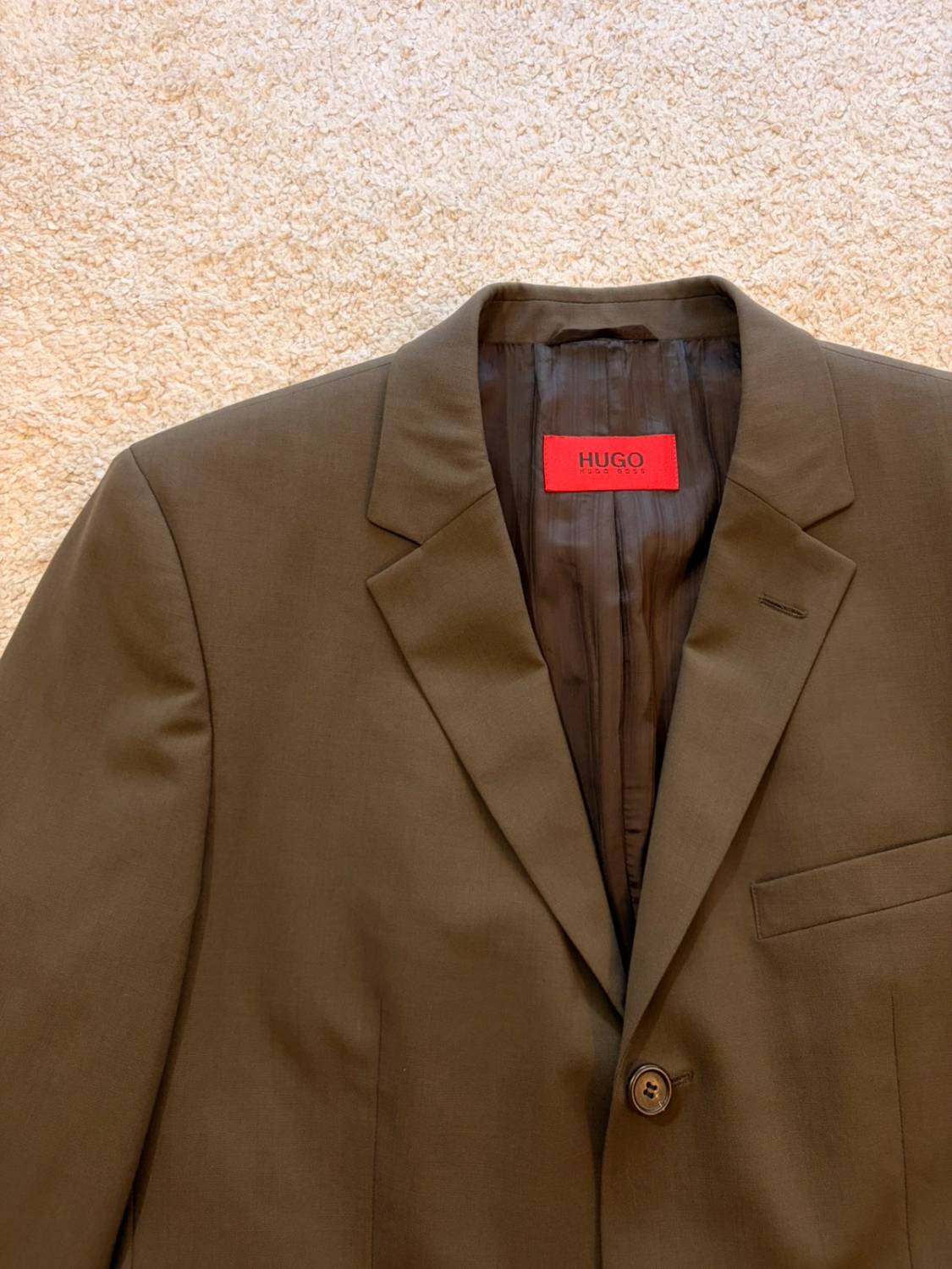 Blazer Hugo Boss Linea Rossa Kaki - Eccellenza della Sartoria