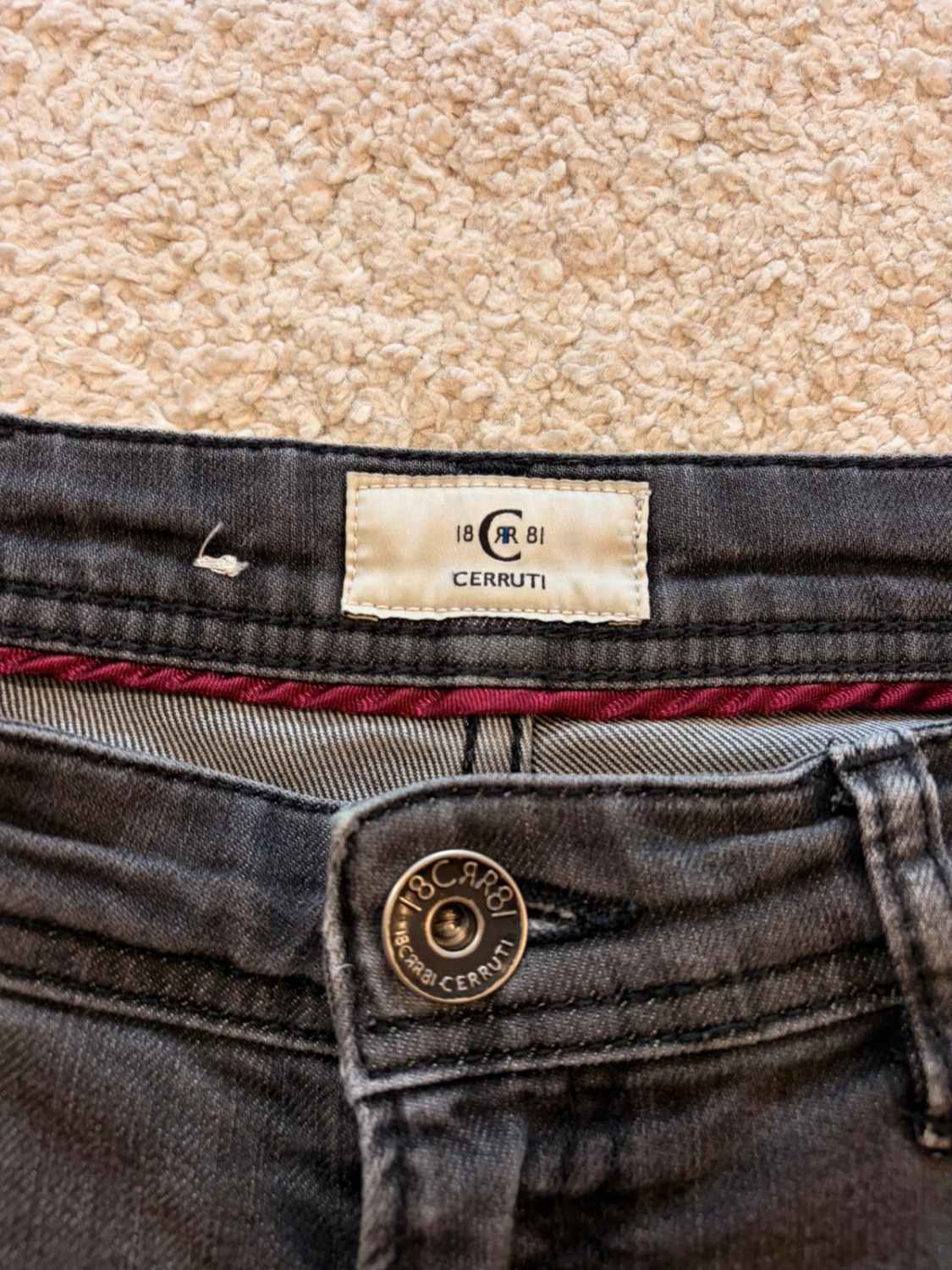 Jeans Cerruti 1881 Gris Foncé - Taille W30