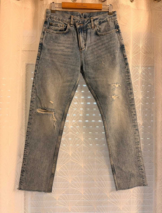 Jeans Liu Jo Troués Bleu Clair - Taille W26