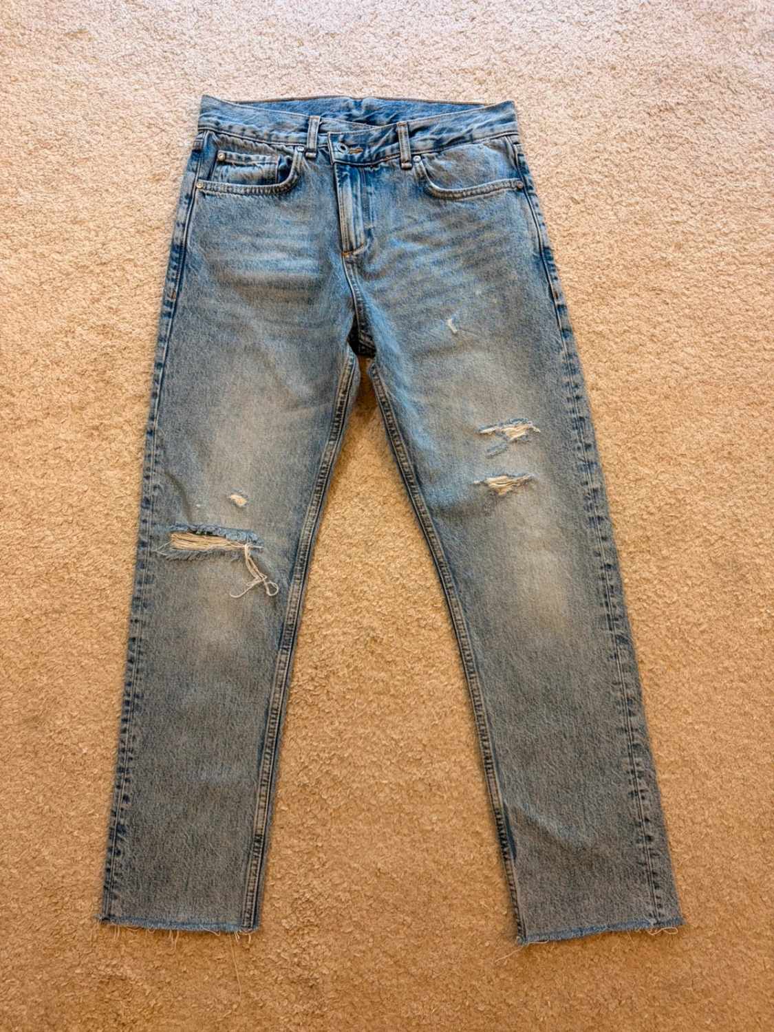 Jeans Liu Jo Troués Bleu Clair - Taille W26