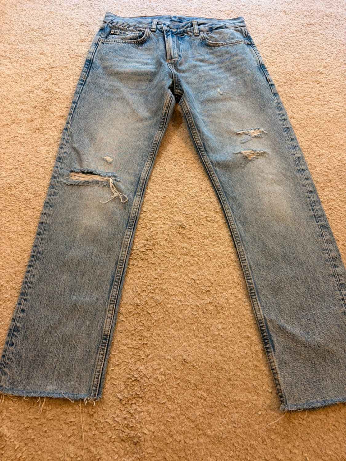 Jeans Liu Jo Troués Bleu Clair - Taille W26