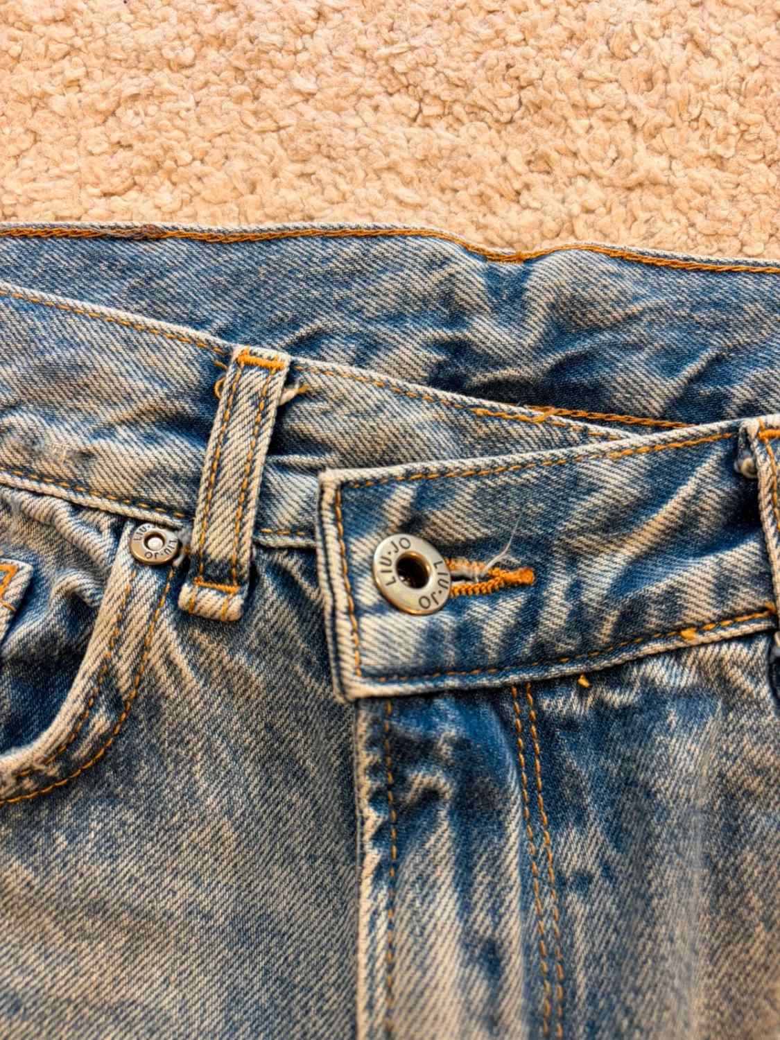 Jeans Liu Jo Troués Bleu Clair - Taille W26