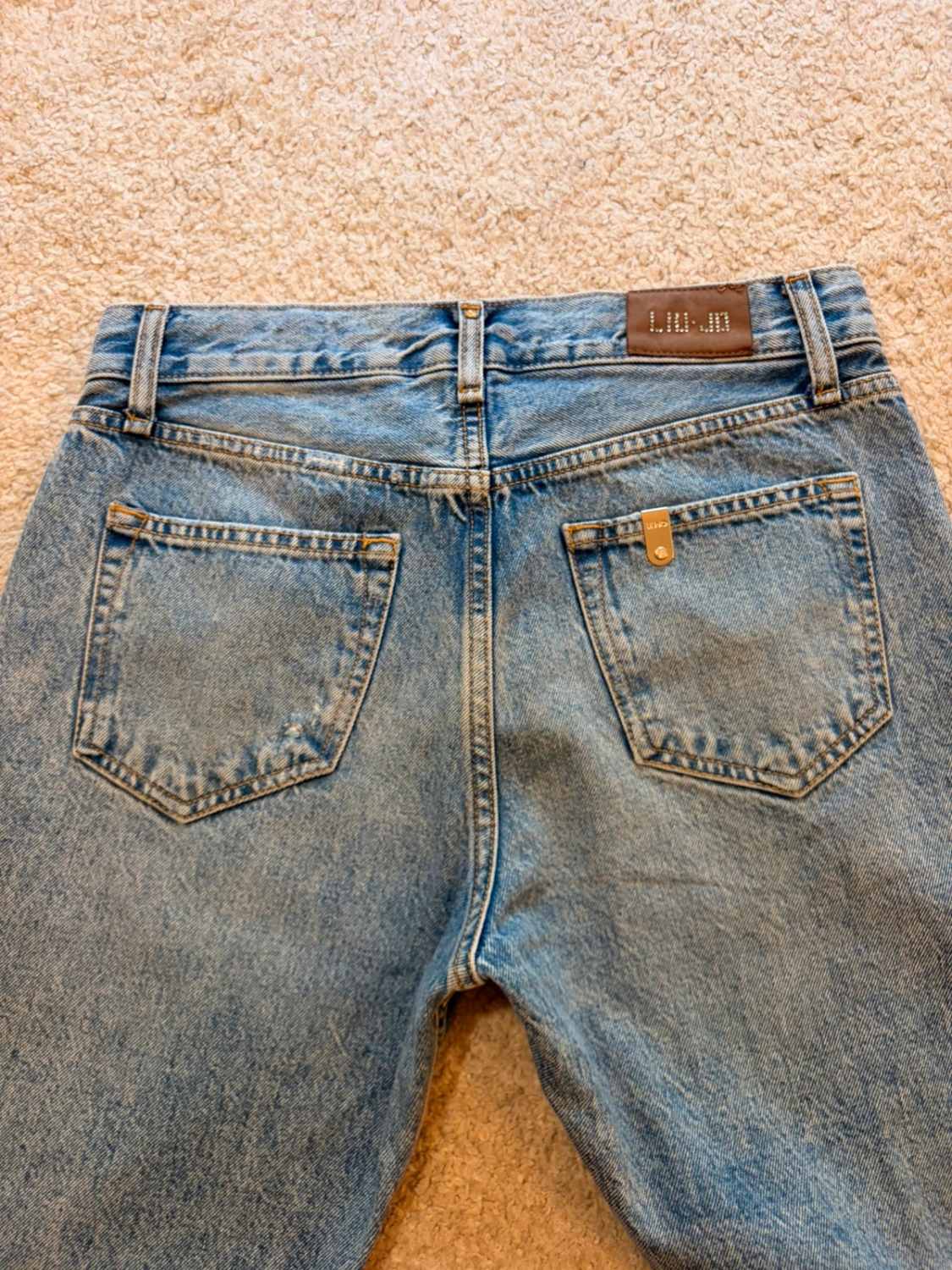 Jeans Liu Jo Troués Bleu Clair - Taille W26