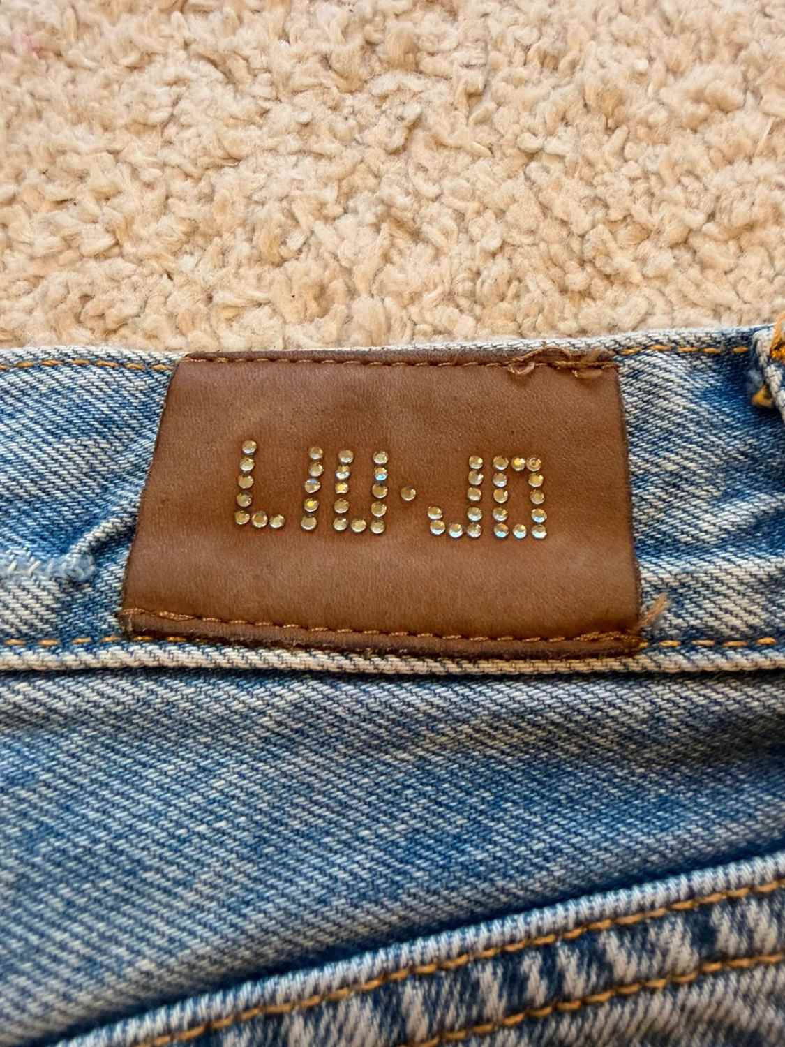Jeans Liu Jo Troués Bleu Clair - Taille W26