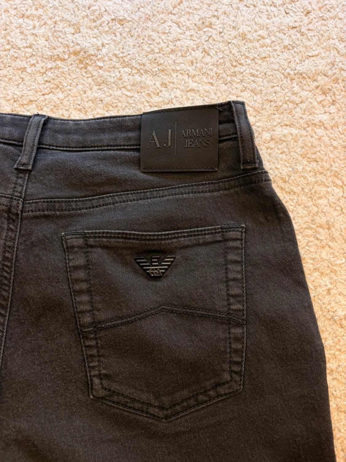 Jeans Armani Jeans Magnolia Gris Foncé - Taille W26