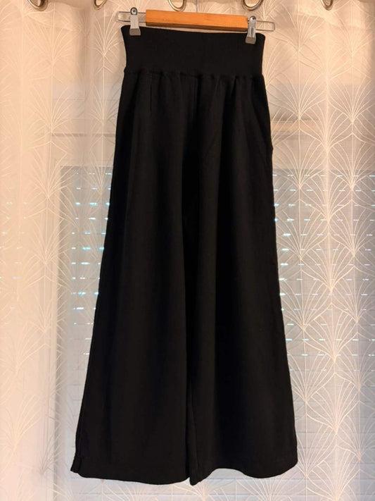 Pantalon court Iceberg à Jambe Large Noir Laine - IT42