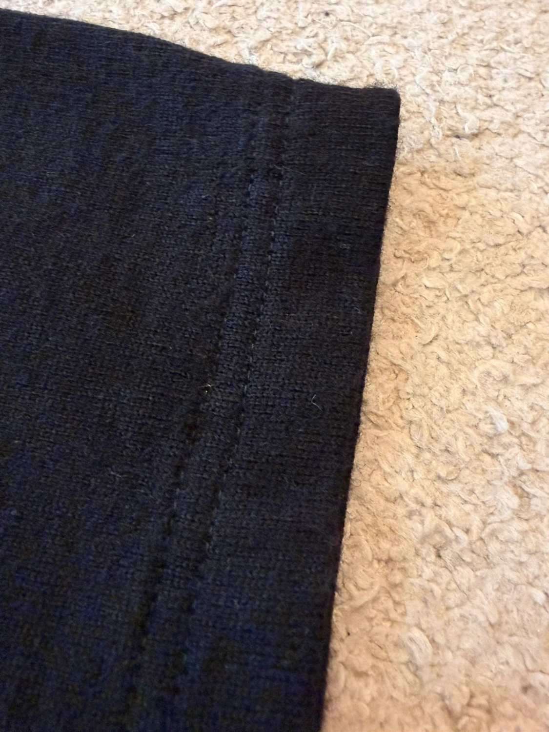 Pantalon court Iceberg à Jambe Large Noir Laine - IT42