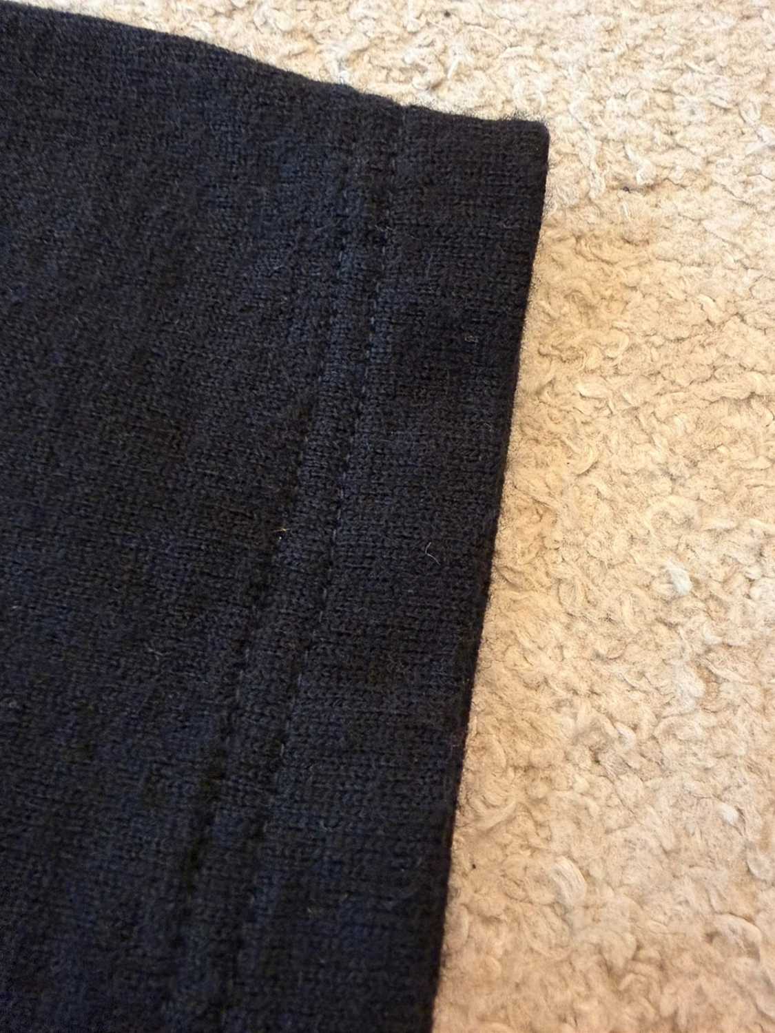 Pantalon court Iceberg à Jambe Large Noir Laine - IT42