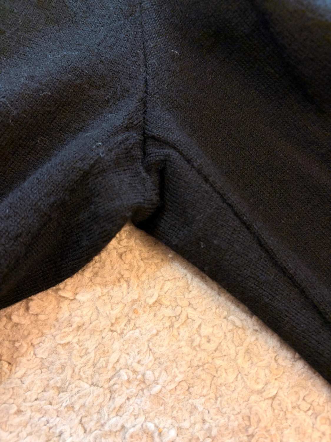 Pantalon court Iceberg à Jambe Large Noir Laine - IT42