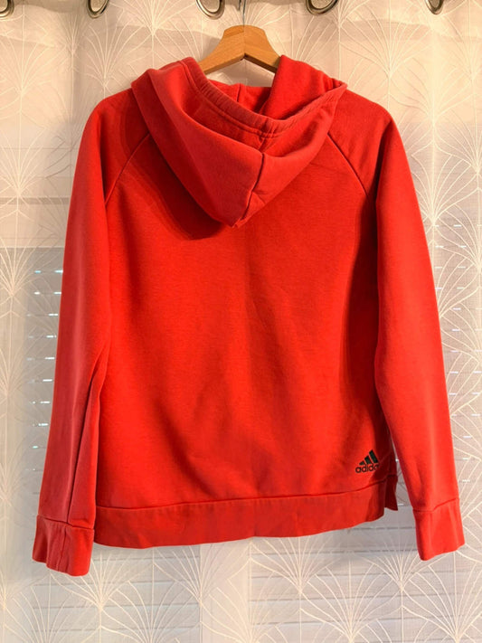🌸🎽 Pull Adidas à Capuche Rose avec Poches - Confort & Style Sportif