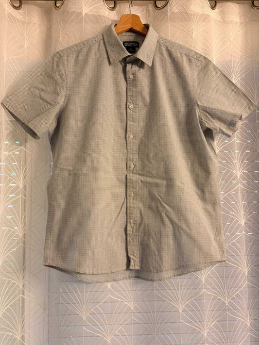 Chemise Michael Kors - À Carreaux Blanc/Bleu/Noir - Taille M