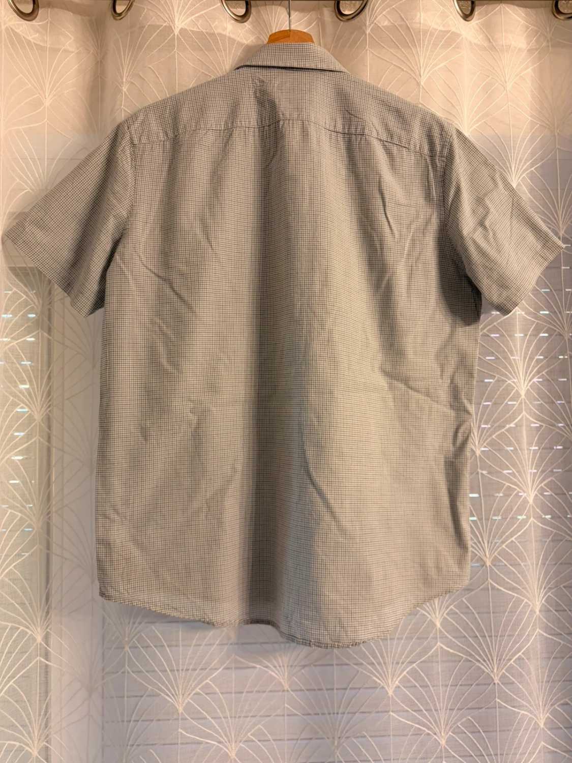 Camicia Michael Kors - A Quadri Bianco/Blu/Nero - Taglia M
