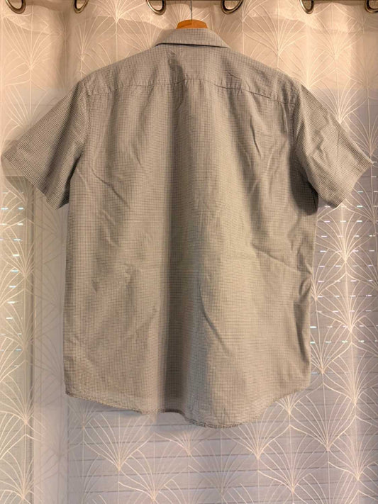 Camisa Michael Kors - Xadrez Branco/Azul/Preto - Tamanho M