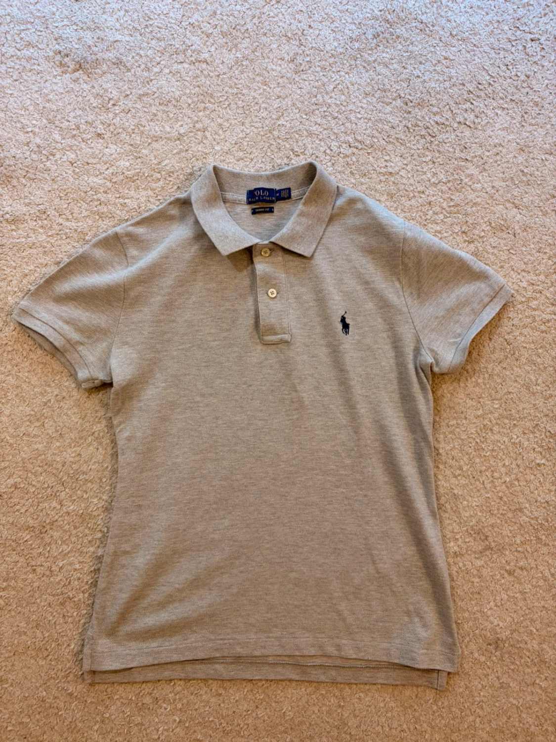 🤍👚 Polo Ralph Lauren Femme Skinny Fit Gris - Minimaliste & Chic