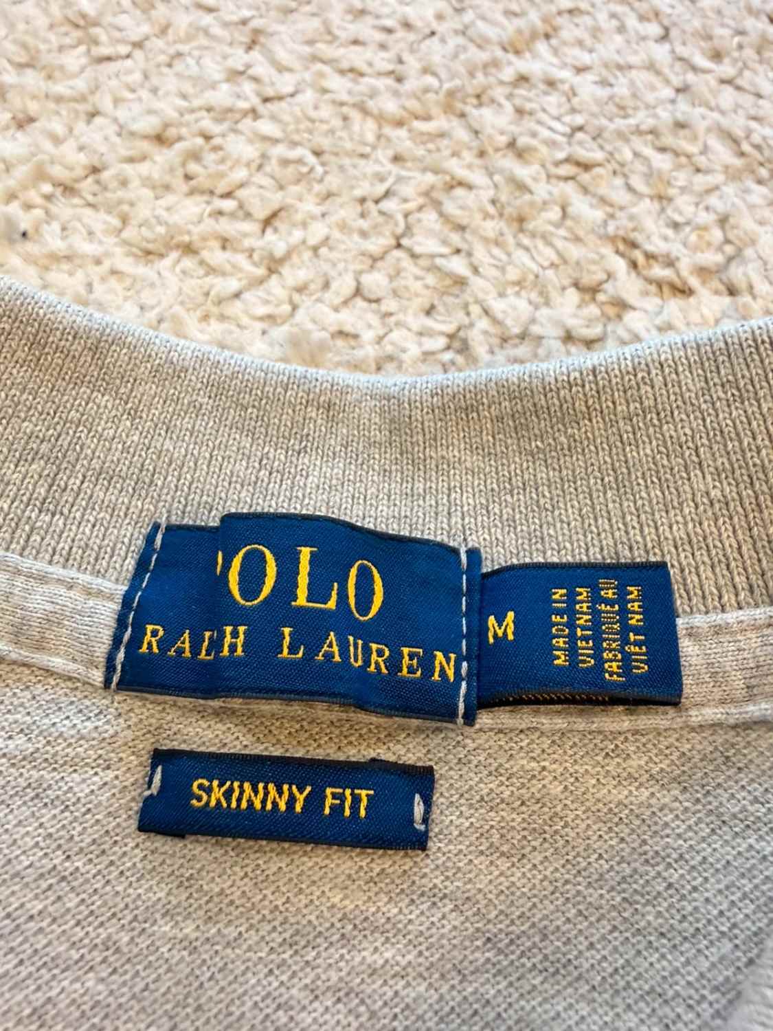 🤍👚 Polo Ralph Lauren Femme Skinny Fit Gris - Minimaliste & Chic