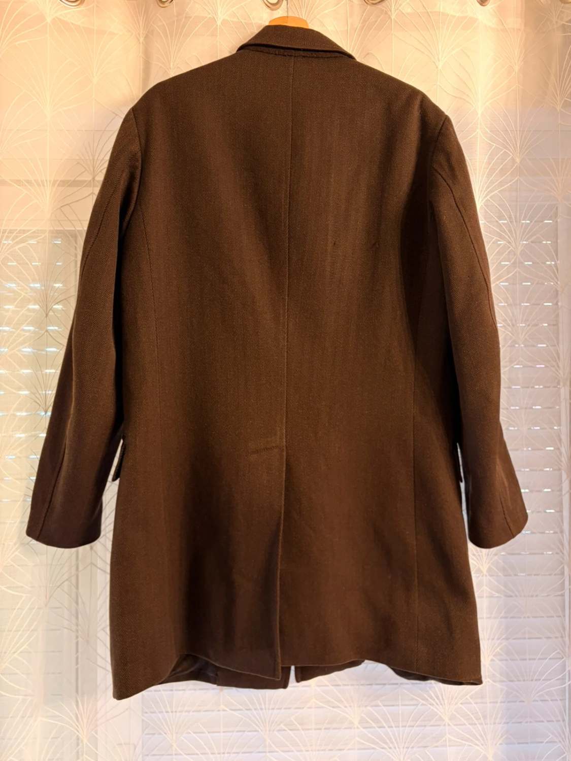 🍂🧥 Manteau Fay Marron Laine - Vintage Chic (Petit défaut)