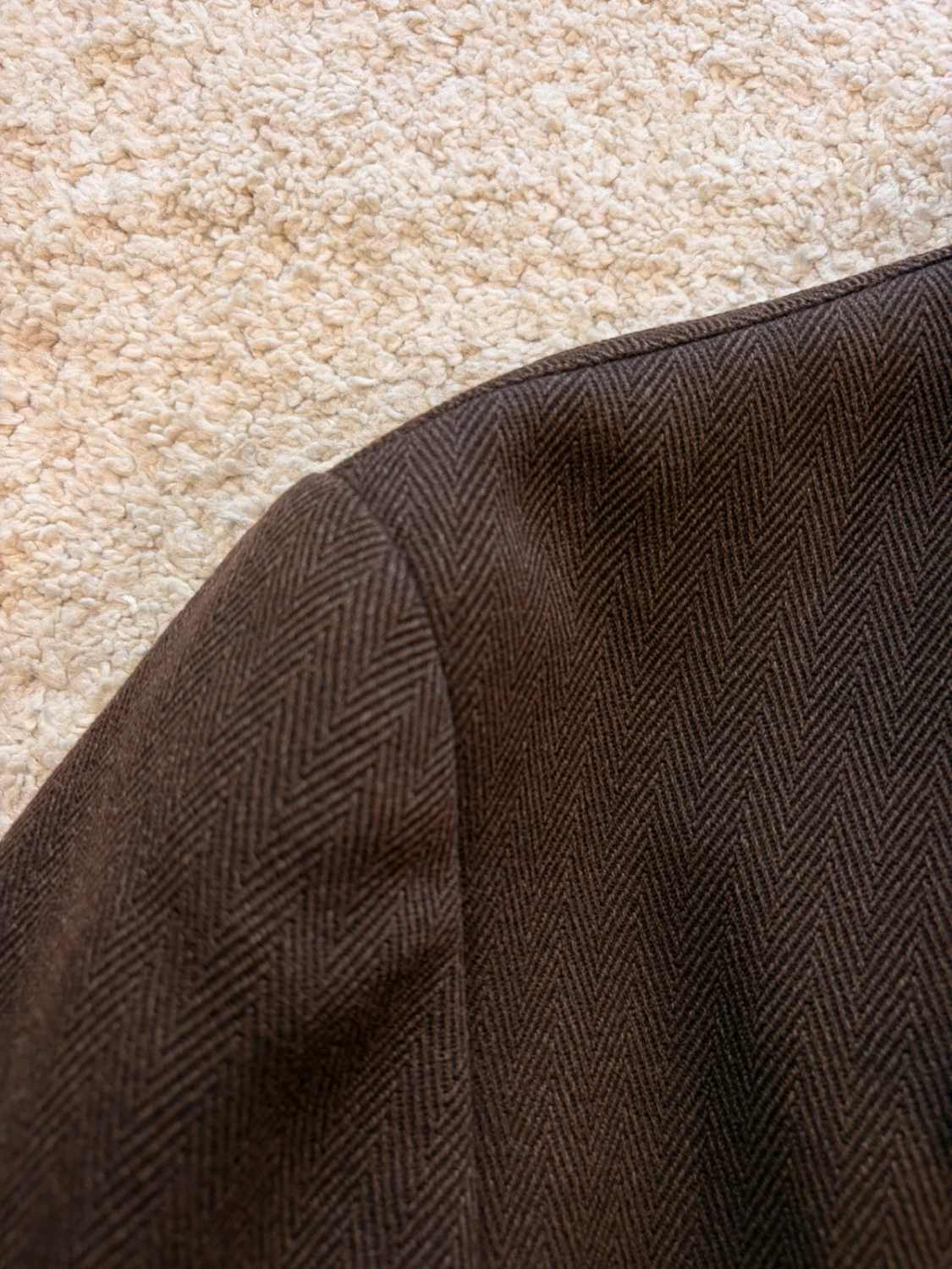 🍂🧥 Manteau Fay Marron Laine - Vintage Chic (Petit défaut)