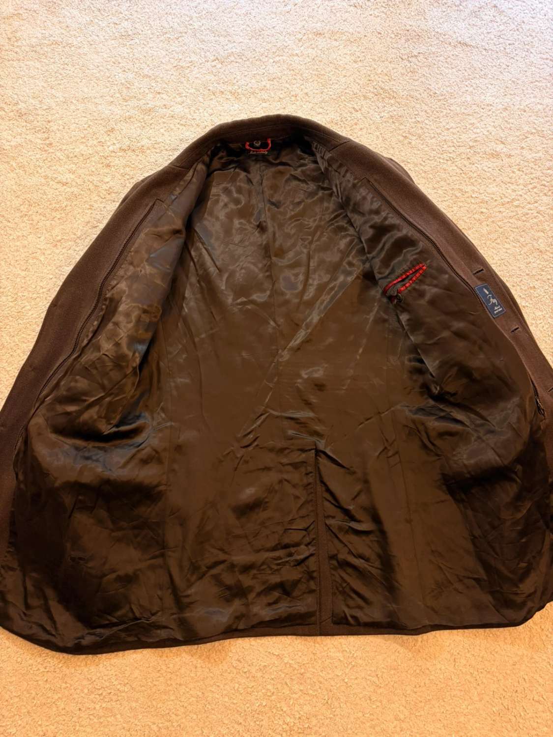 🍂🧥 Manteau Fay Marron Laine - Vintage Chic (Petit défaut)