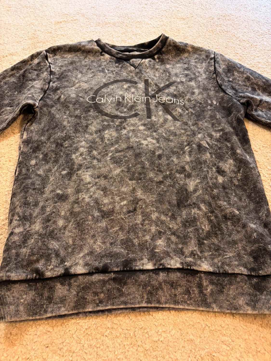 🤍 Felpa Calvin Klein Jeans - Grigia - Taglia M