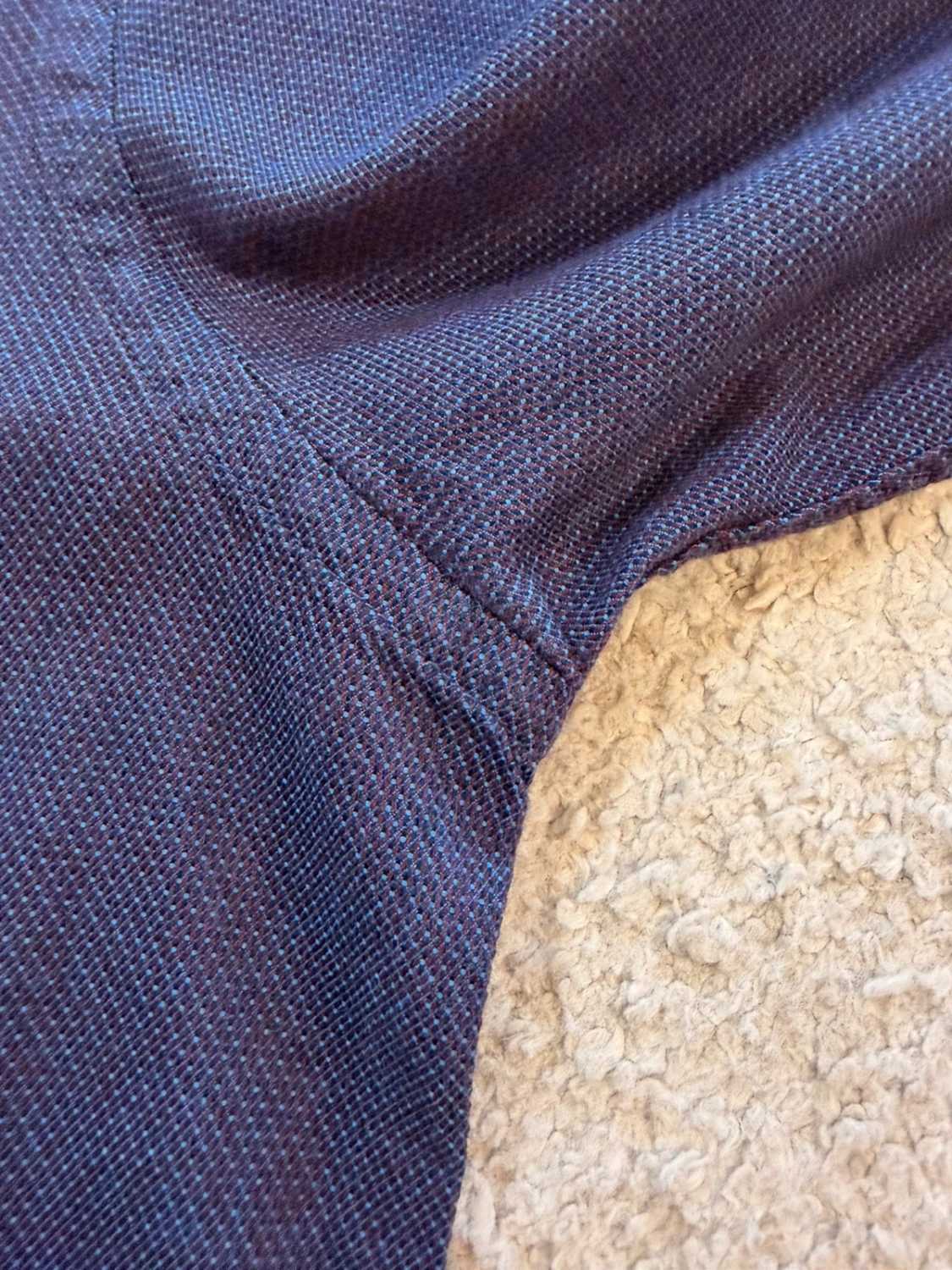 💜💙 Chemise Michael Kors Homme Slim Fit - Violet & Bleu Clair - Taille L