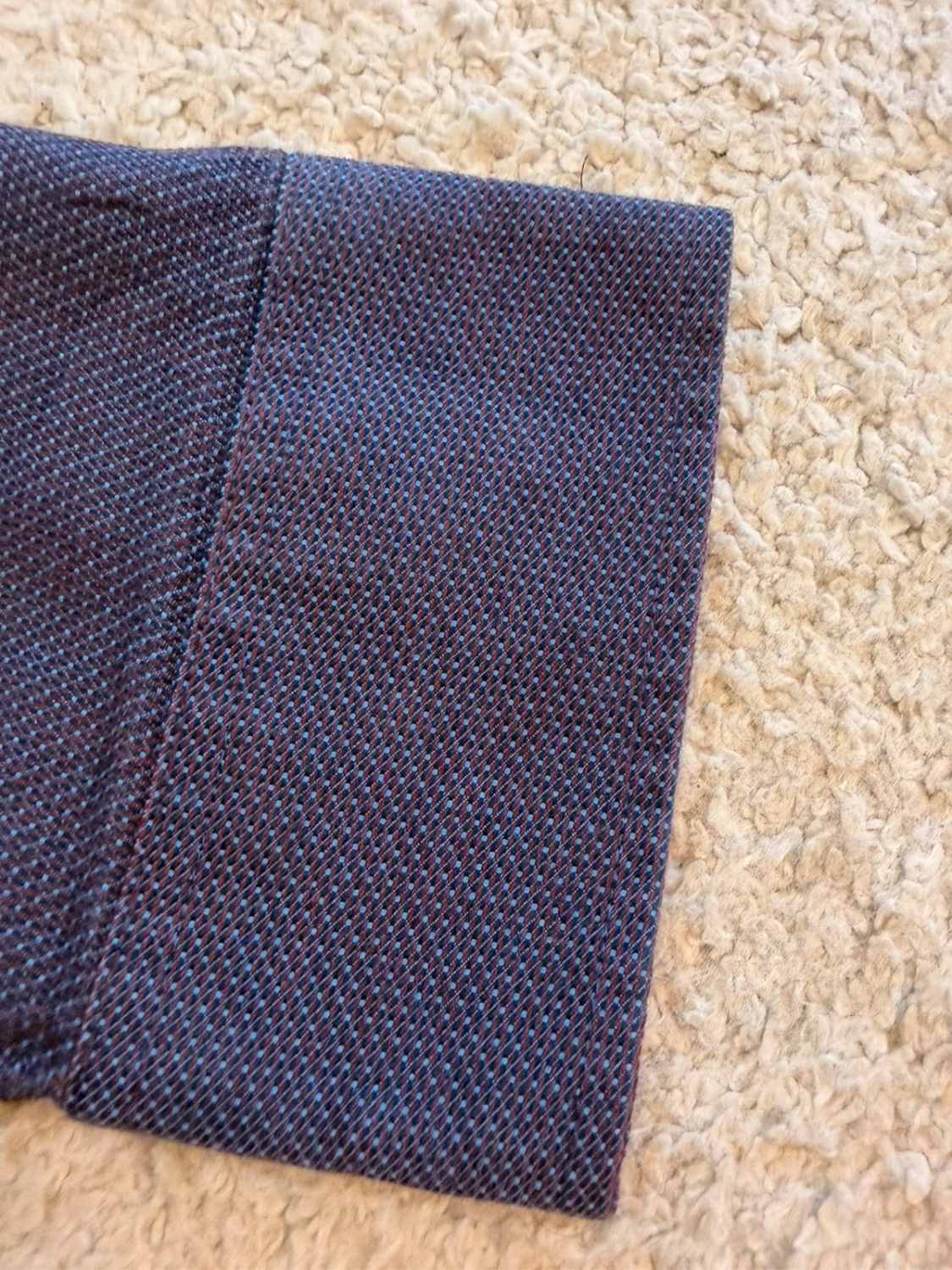 💜💙 Chemise Michael Kors Homme Slim Fit - Violet & Bleu Clair - Taille L