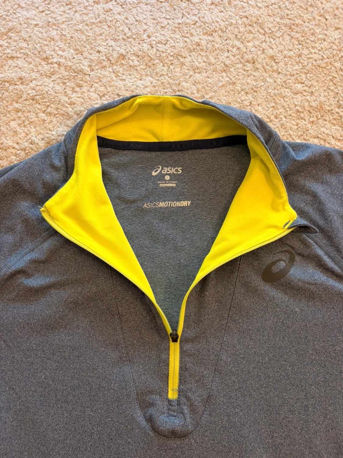 🔵💨 T-shirt Asics Manches Longues Motiondry Bleu - Haute Technologie