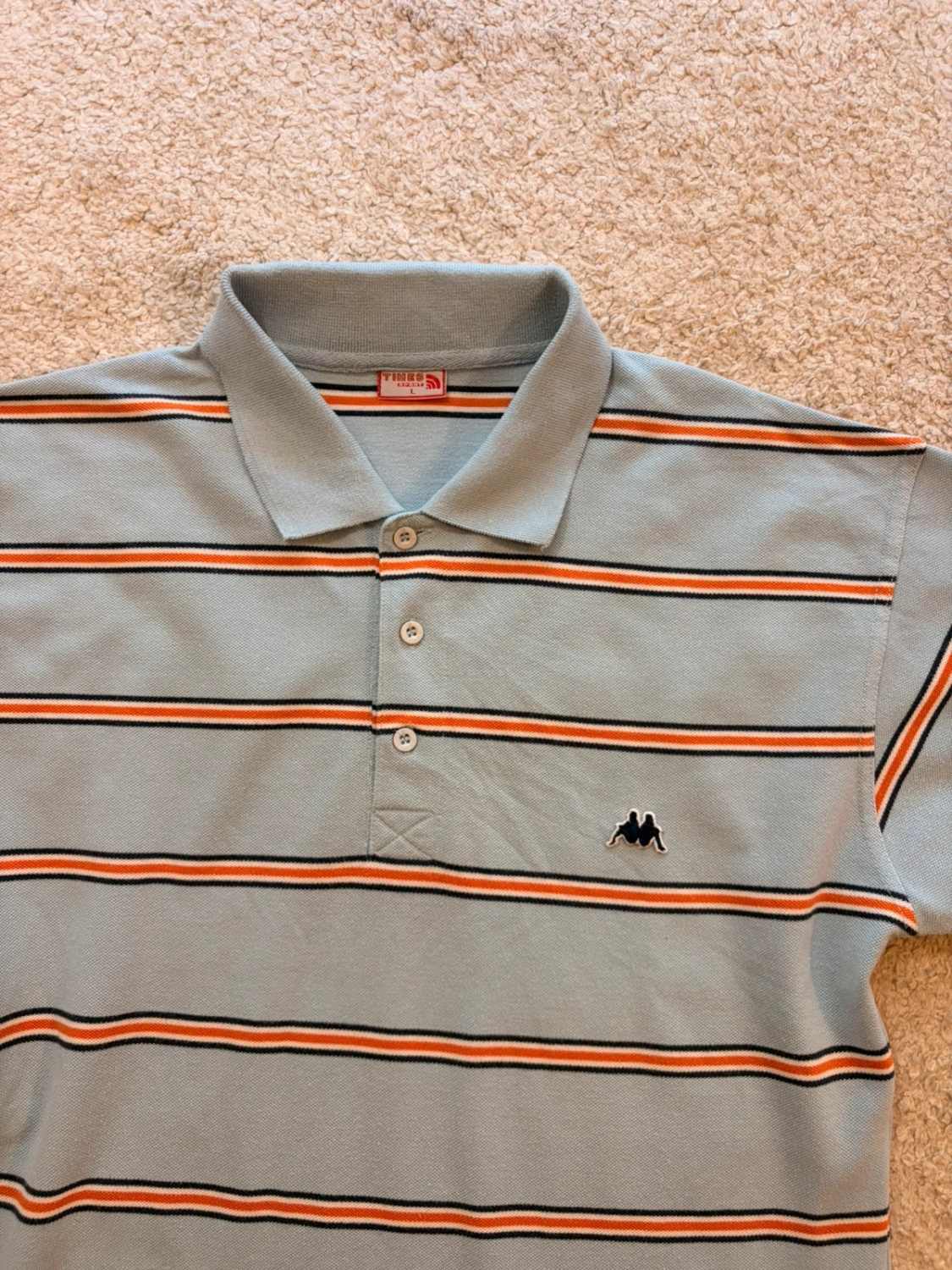 🌈👕 Polo Times Sport à Rayures Multicolores - Joyeux & Dynamique