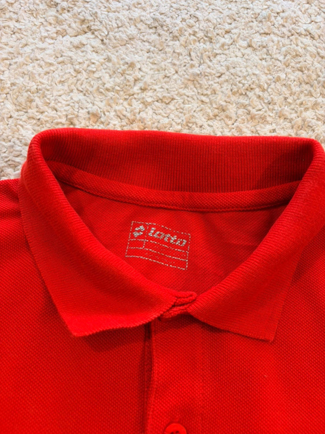 👚 Polo Lotto Rouge - Sportif & Féminin