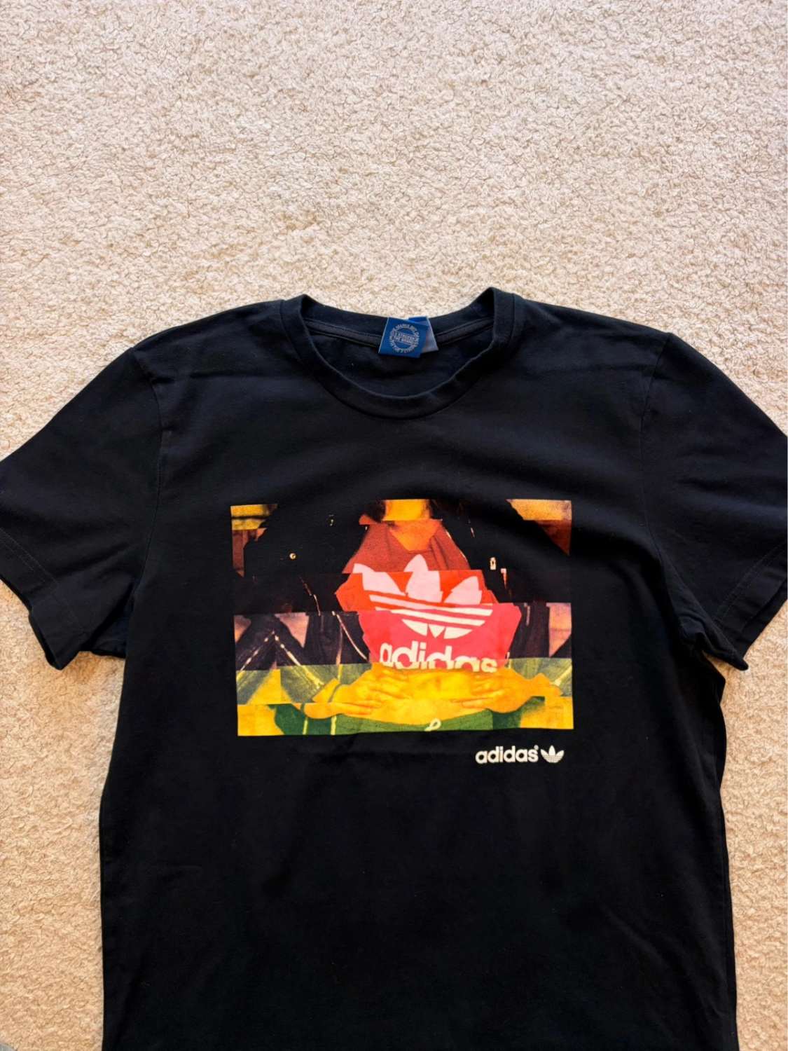 🌿 T-shirt Adidas Imprimé Noir Organic - Écoresponsable & Trendy