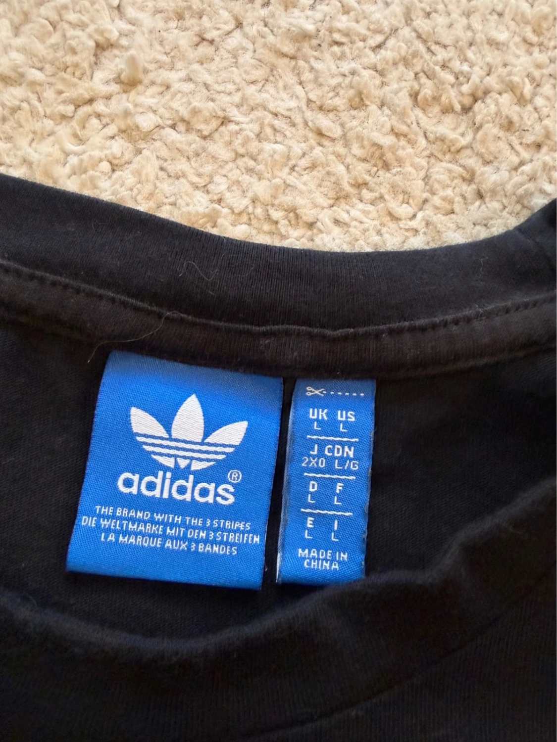 🌿 T-shirt Adidas Imprimé Noir Organic - Écoresponsable & Trendy