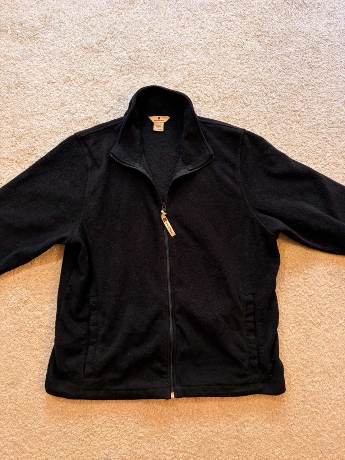 🖤🧥 Veste Woolrich Polaire Noire - Chaleur & Style Aventurier