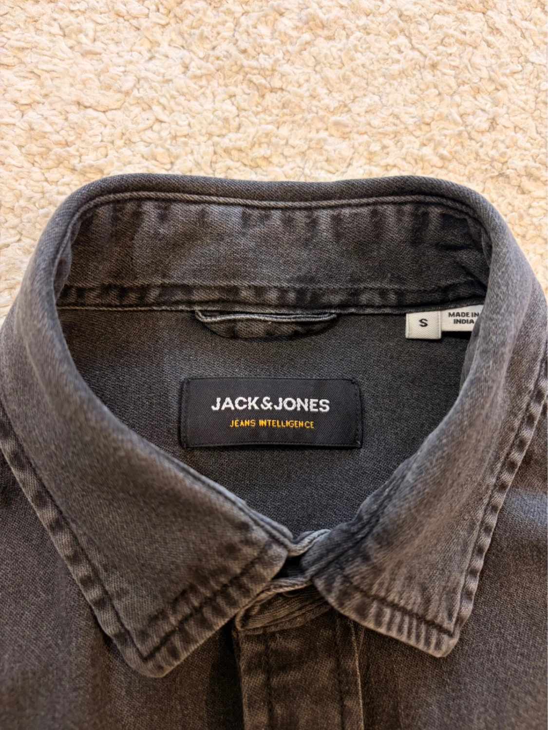 🐘 Chemise en Jean Jack&Jones - Gris Foncé - Taille S
