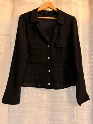 🖤 Blouse Zara TRF - Noir - Taille S