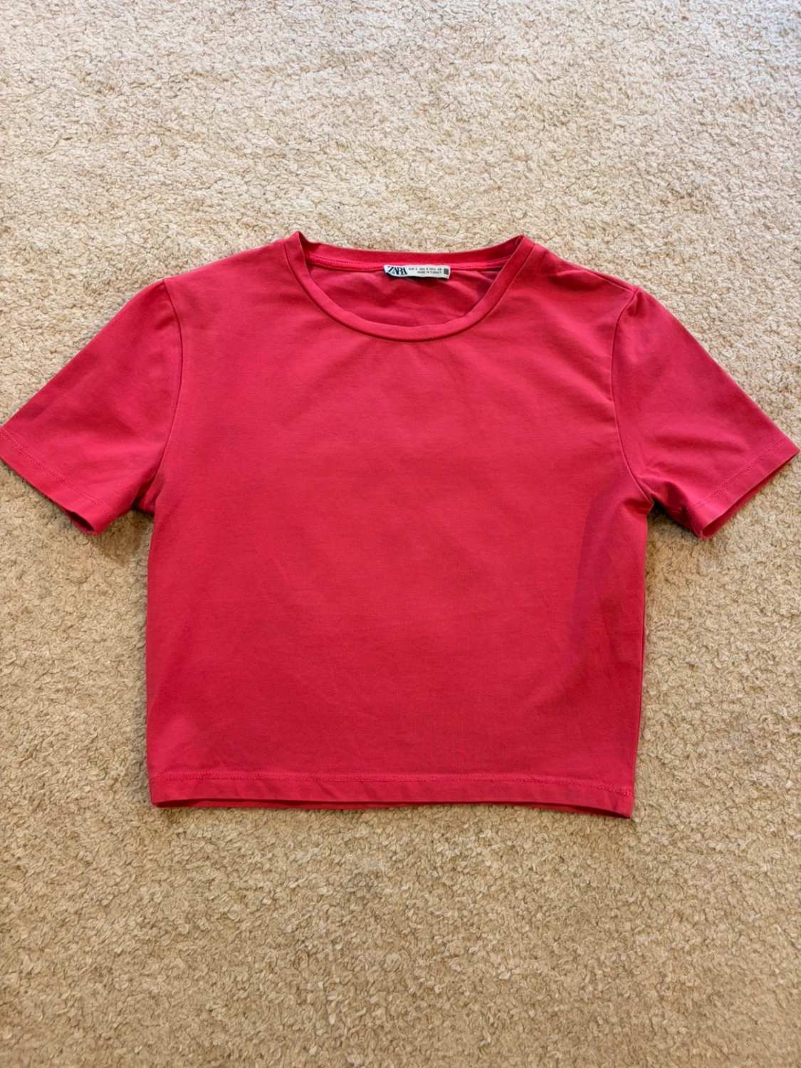 💖 Top Court Zara - Fuchsia - Taille S