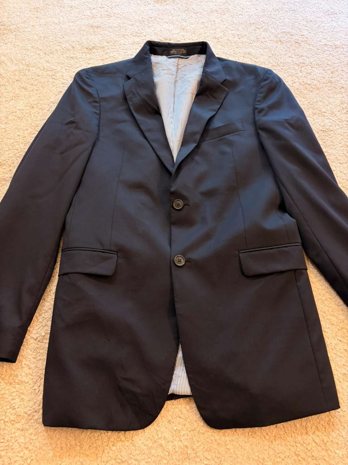Blazer Tommy Hilfiger Homme - Marine - Taille S (L38) - Nettoyage à Sec