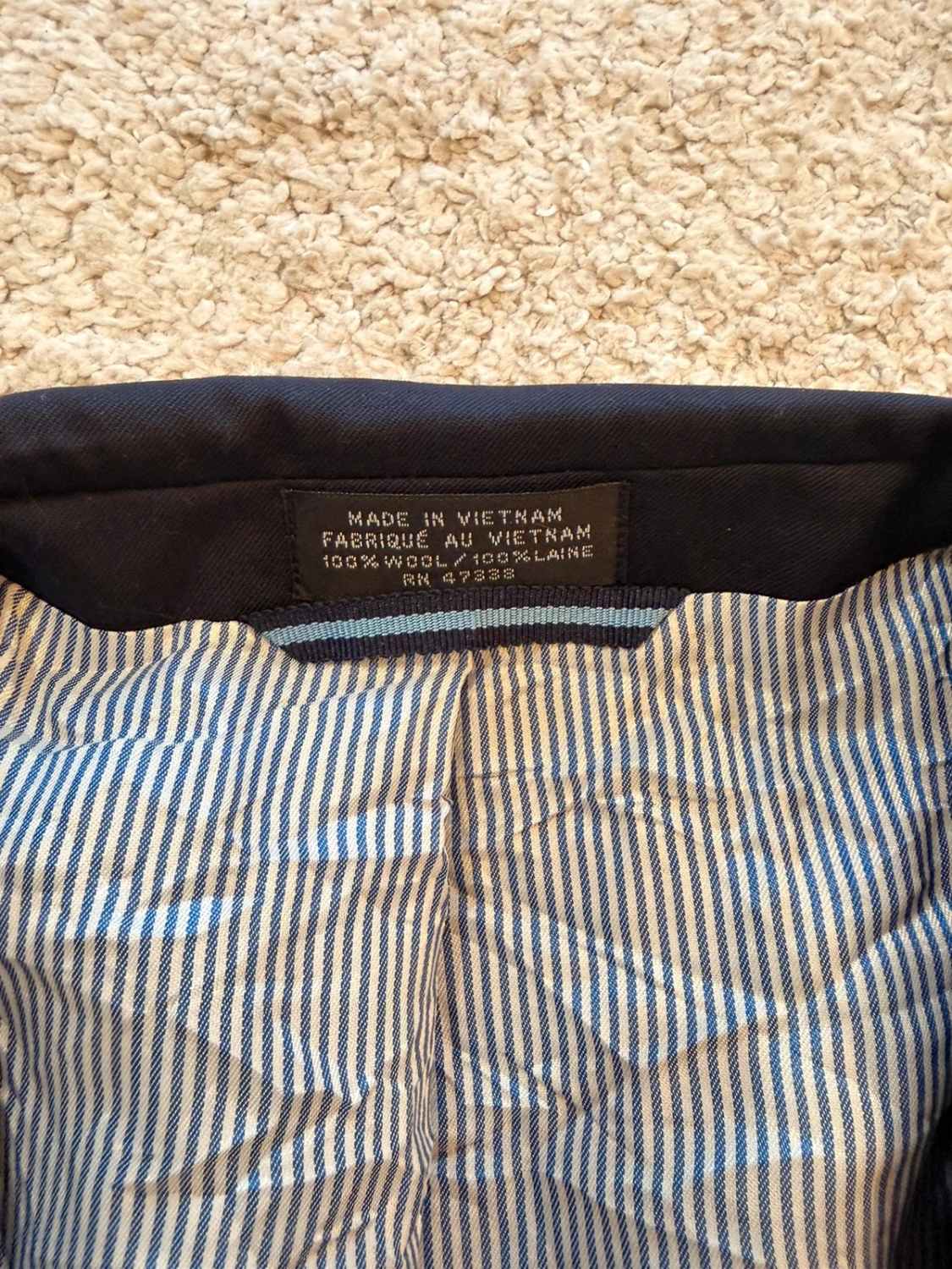 Blazer Tommy Hilfiger Homme - Marine - Taille S (L38) - Nettoyage à Sec