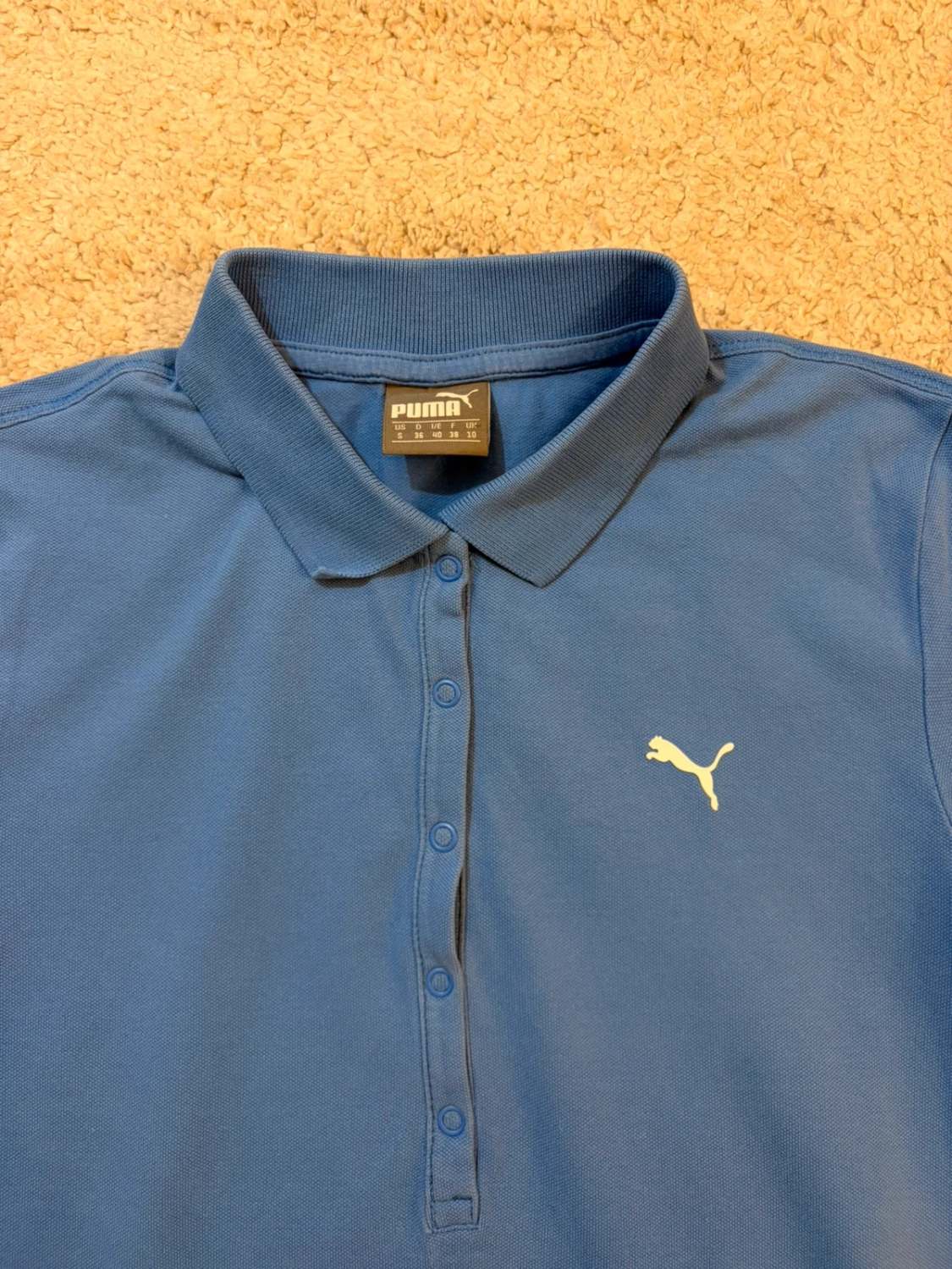 🔵 Polo Puma Femme - Bleu - Taille S