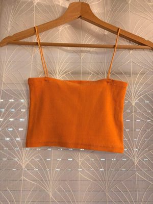 🍑👚 Top Zara Abricot à Bretelles - Fraîcheur & Légèreté