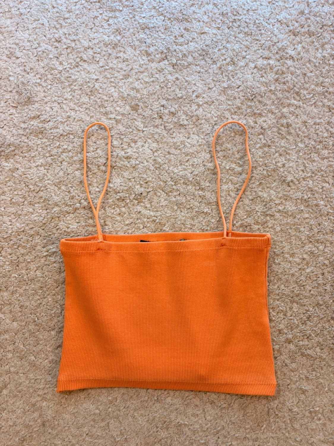🍑👚 Top Zara Abricot à Bretelles - Fraîcheur & Légèreté